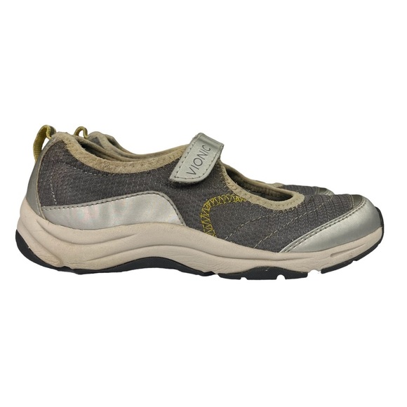 Vionic Sunset Mary Jane Slip On Gray Shoes Womens Size 6 - Picture 1 of 10